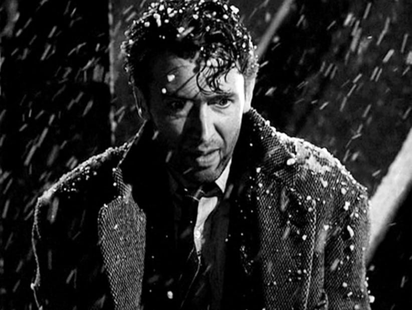 Photo de l'acteur James Stewart dans le film « It’s a wonderful life »